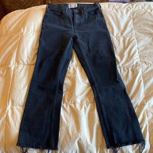 Everlane Black Distressed Jeans